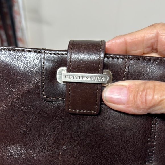 Vintage Cutter & Buck Dark Brown Leather notepad - Picture 5 of 11